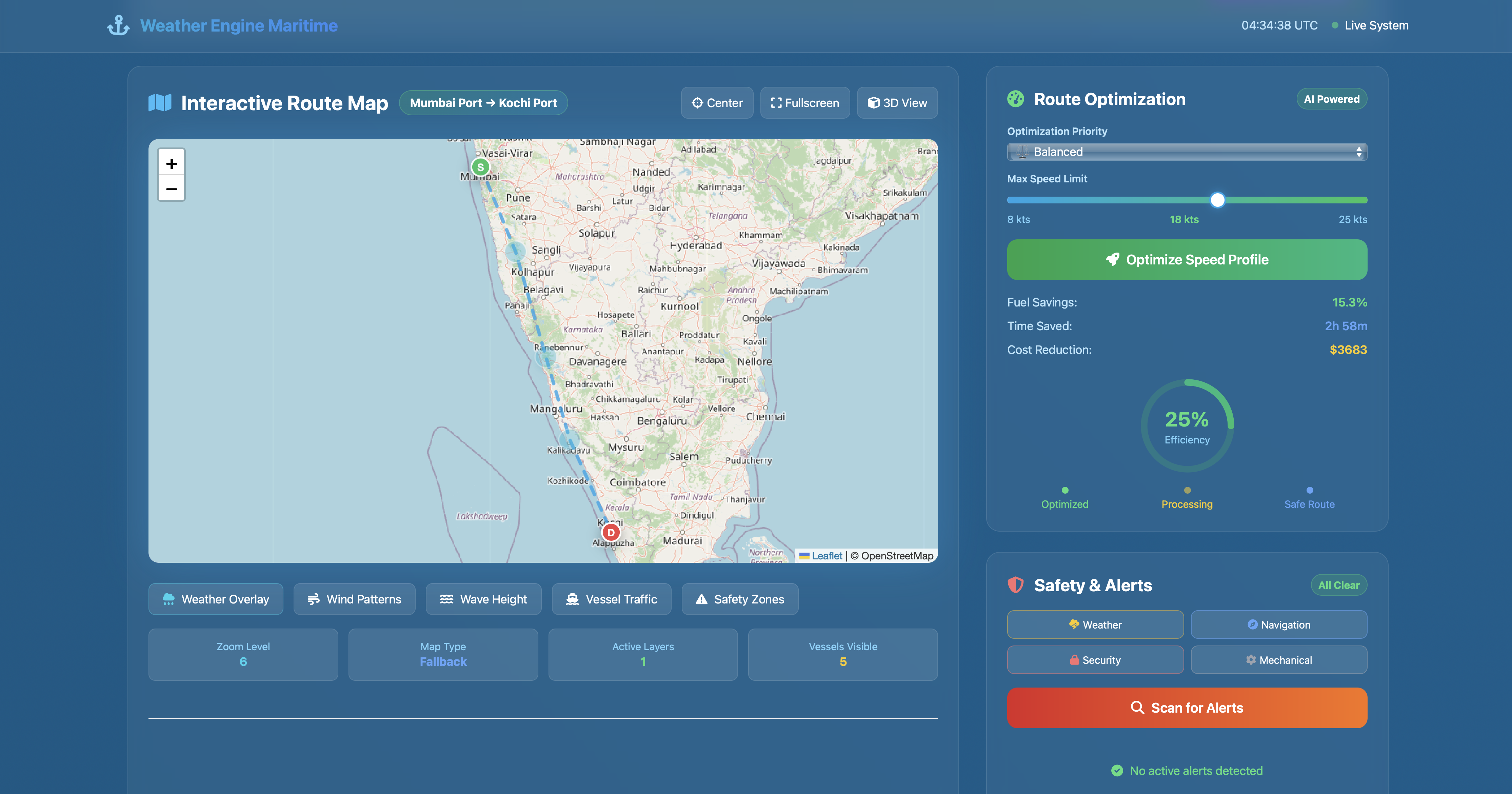 Weather Engine Maritime Demo
